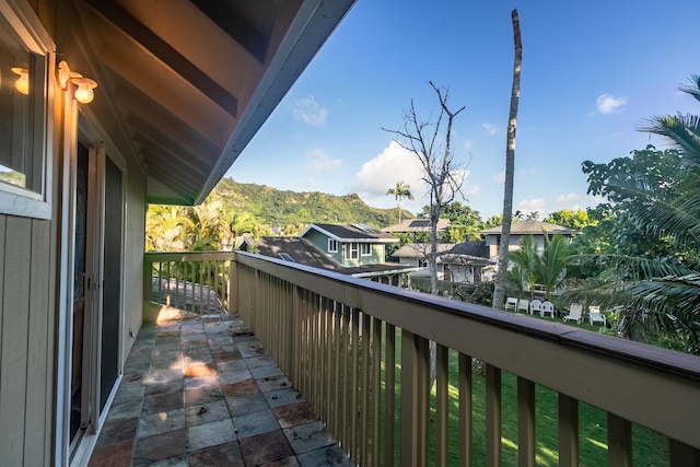 5841 Haaheo St, Kapaa, HI 96746 - balcony featuring a mountain view