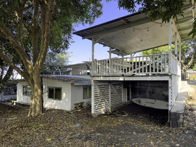 75-156 Lunapule Rd, Kailua-Kona, HI 96740 - back of house with a deck