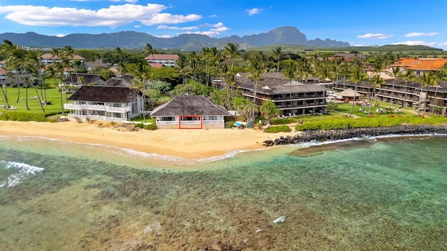 2253 Poipu Rd Unit 2, Koloa, HI 96756 - aerial view of residential area with a water and mountain view