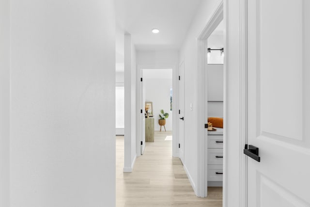15-1499 23rd Ave, Keaau, HI 96749 - hall with light wood-style floors, baseboards, and recessed lighting