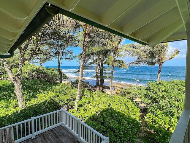 7324 Alealea Rd, Hanalei, HI 96714 - water view featuring local beach
