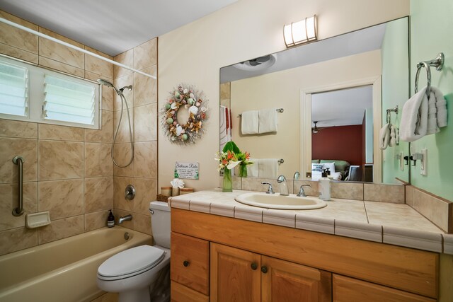 3675 Albert Rd, Princeville, HI 96722 - ensuite bathroom with bathing tub / shower combination and vanity