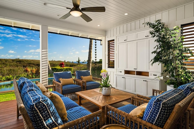 5086 Lau Nahele St, Koloa, HI 96756 - sunroom with plenty of natural light