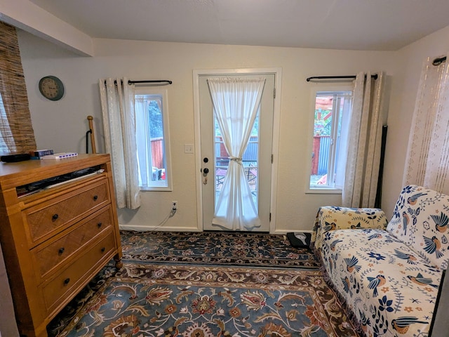 14-3426 Molokai Rd, Pahoa, HI 96778 - carpeted foyer entrance featuring healthy amount of natural light and baseboards
