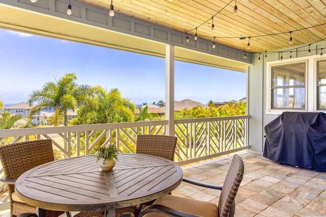 1167 Pua Melia St, Kalaheo, HI 96741 - view of patio featuring outdoor dining space and grilling area
