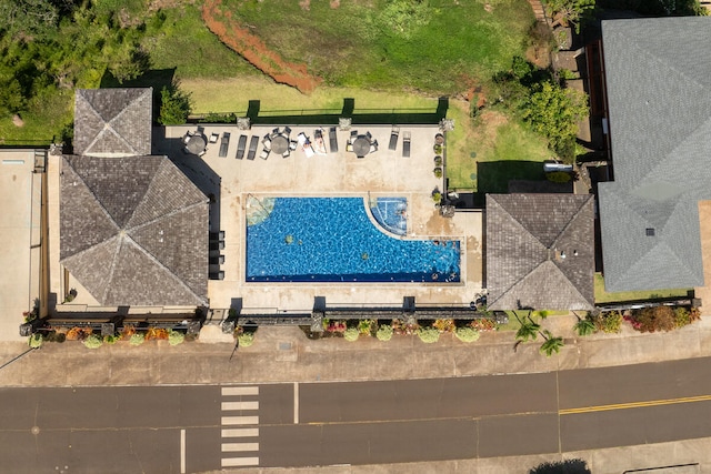 1167 Pua Melia St, Kalaheo, HI 96741 - drone / aerial view of a pool area