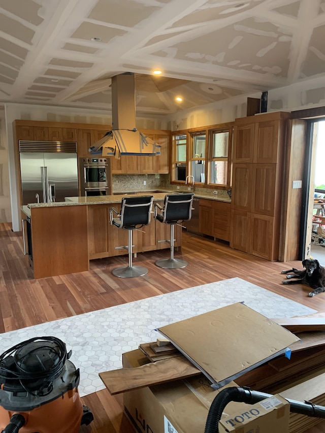 79-928 Mahiai Pl, Kealakekua, HI 96750 - living room featuring light wood-style floors