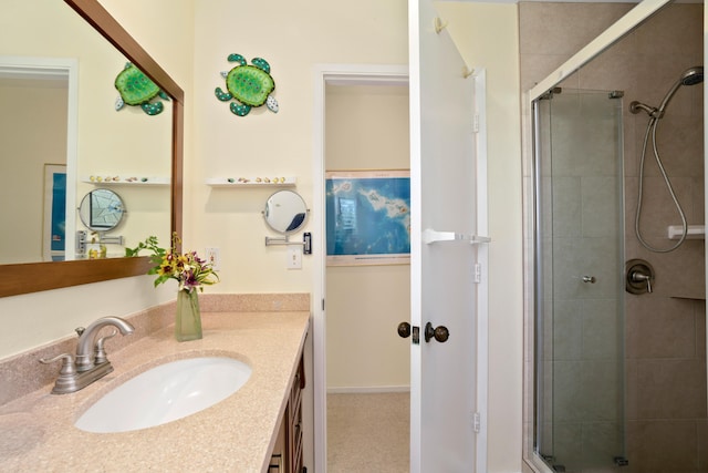 5451 Ka Haku Rd Unit 25, Princeville, HI 96722 - full bath with a shower stall and vanity