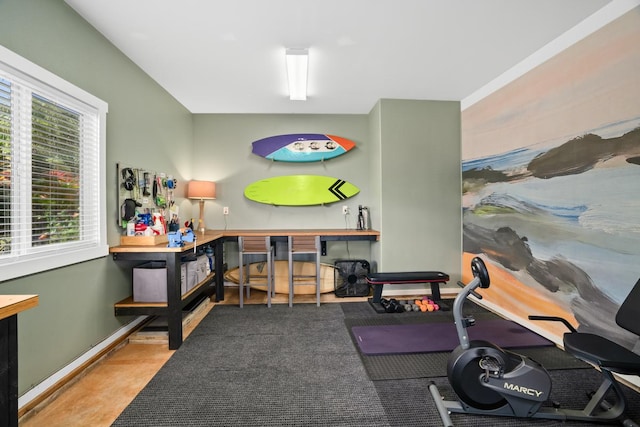 1182 Milia St, Kalaheo, HI 96741 - workout area with baseboards