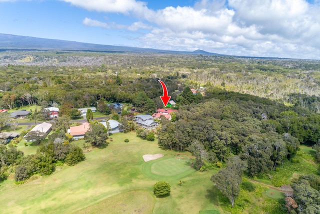 99-1808 Painiu Loop, Volcano, HI 96785 - drone / aerial view of a golf club and a forest