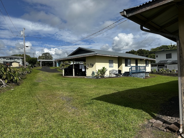 199 Kehaulani St Unit 3, Hilo, HI 96720 - back of property with a lawn