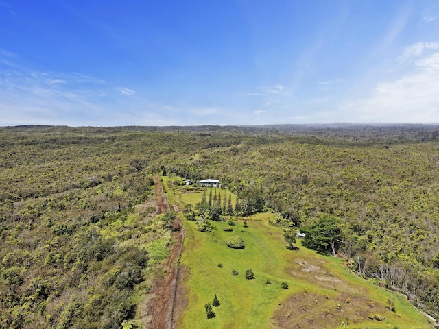 34-1480 Honomainoa Rd, Papaaloa, HI 96780 - aerial view of property and surrounding area featuring a heavily wooded area
