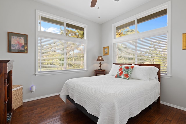 15-1932 2nd Ave, Keaau, HI 96749 - bedroom featuring wood finished floors, multiple windows, and baseboards