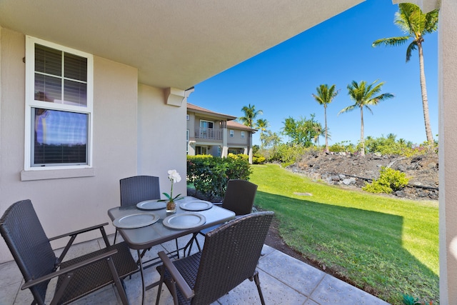 69-555 Waikoloa Beach Dr # 1701, Waikoloa, HI 96738 - view of patio featuring outdoor dining space