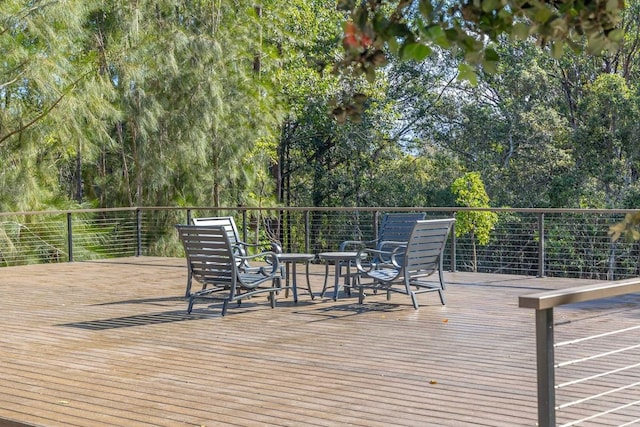 46-3910 Kahana Dr, Honokaa, HI 96727 - view of wooden deck