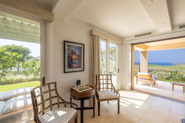 62-3600 Amaui Pl Unit J101, Kamuela, HI 96743 - living area with tile patterned flooring
