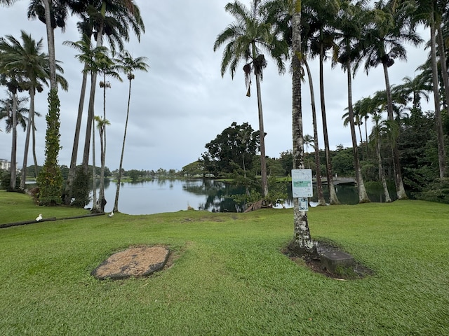400 Hualani St Unit 2207, Hilo, HI 96720 - view of green lawn with a water view