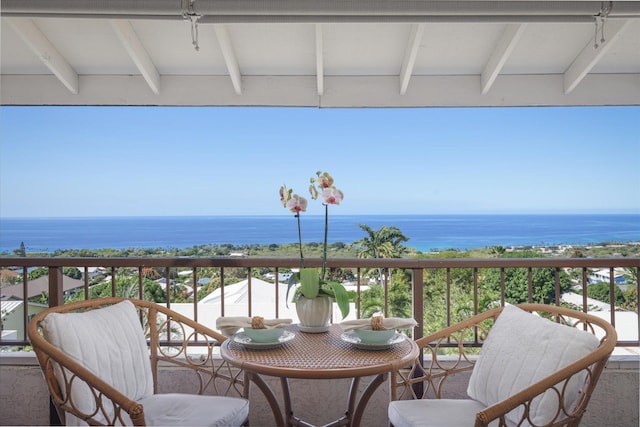 77-6585 Seaview Cir Unit 303, Kailua-Kona, HI 96740 - balcony with a water view