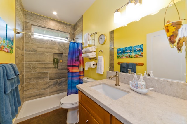15-2000 5th Ave, Keaau, HI 96749 - full bath with toilet, vanity, and a tile shower