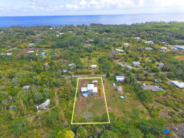 15-2000 5th Ave, Keaau, HI 96749 - view of property location featuring property boundaries highlighted and a nearby body of water