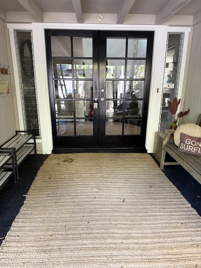 4194 Kekuanaoa Ln, Princeville, HI 96722 - doorway to property featuring french doors