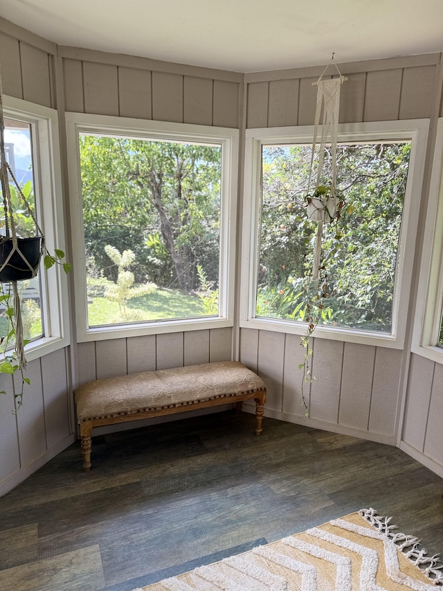 4194 Kekuanaoa Ln, Princeville, HI 96722 - unfurnished sunroom featuring wood finished floors and plenty of natural light