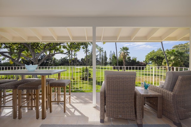 78-7054 Kamehameha Iii Rd Unit 803, Kailua-Kona, HI 96740 - view of patio with a balcony