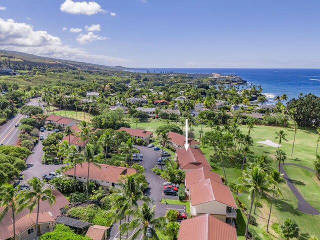 78-7054 Kamehameha Iii Rd Unit 803, Kailua-Kona, HI 96740 - aerial view of residential area with a large body of water and a golf club