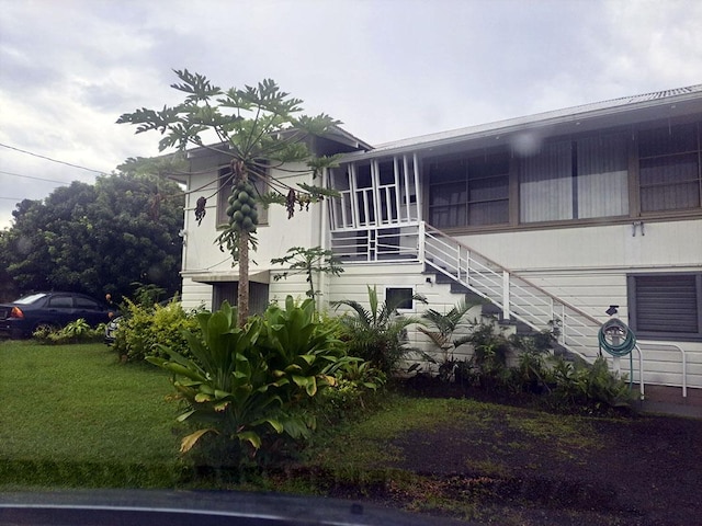 74 Maikai St, Hilo, HI 96720 - view of property with stairs