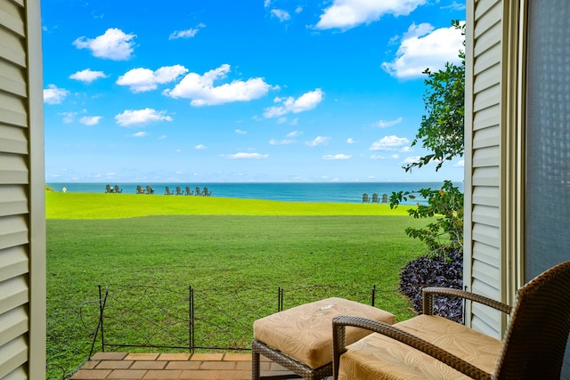 3811 Edward Rd Unit 8204, Princeville, HI 96722 - view of green lawn with a water view