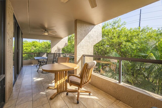 75-5865 Walua Rd Unit E631, Kailua-Kona, HI 96740 - balcony with ceiling fan