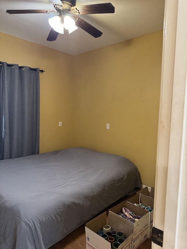 68-3744 Ua Noe Pl, Waikoloa, HI 96738 - bedroom featuring wood finished floors and ceiling fan