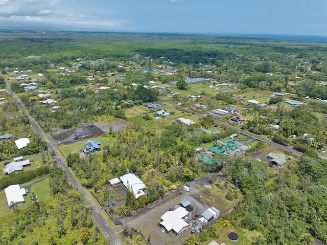 15-1429 23rd Ave, Keaau, HI 96749 - aerial view of property's location with a heavily wooded area and nearby suburban area