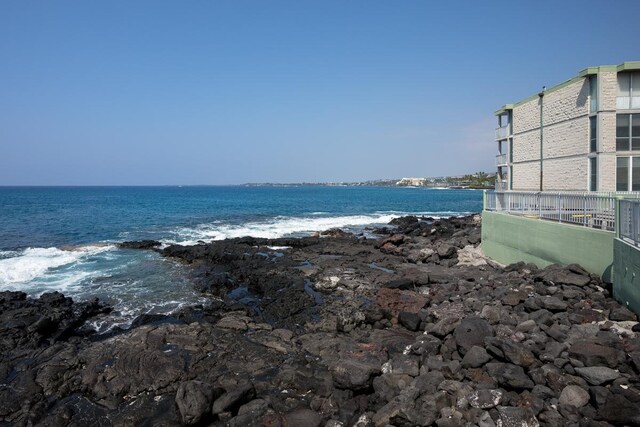 75-6016 Alii Dr Unit 113, Kailua-Kona, HI 96740 - water view featuring nearby beach