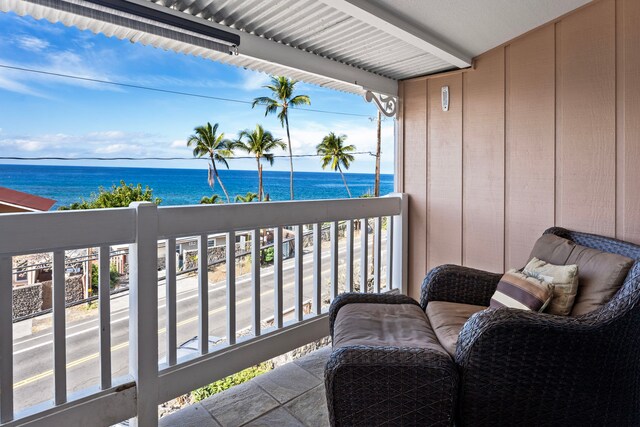 78-6665 Alii Dr Unit 302, Kailua-Kona, HI 96740 - balcony with a water view