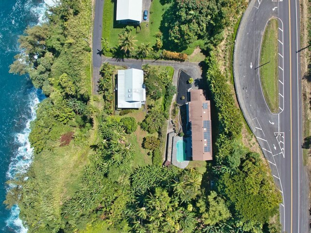 36-2335 Old Mamalahoa Hwy, Laupahoehoe, HI 96764 - aerial view of property and surrounding area