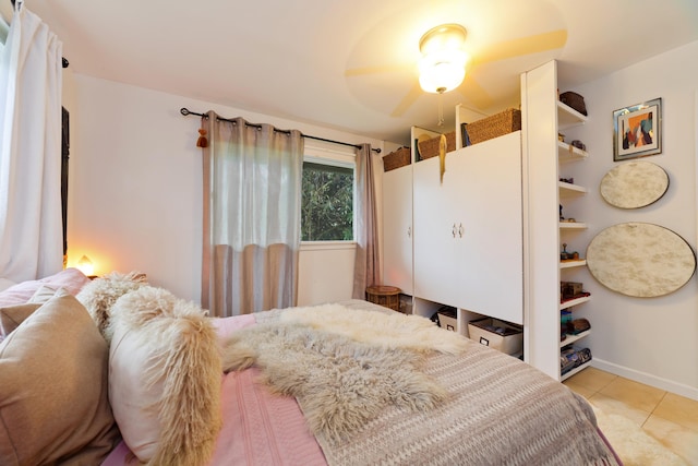 15-1565 Beach Rd, Keaau, HI 96749 - tiled bedroom with baseboards