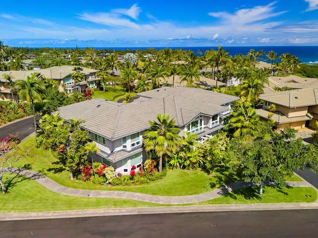 4100 Queen Emmas Dr Unit 64, Princeville, HI 96722 - aerial view of residential area featuring a nearby body of water