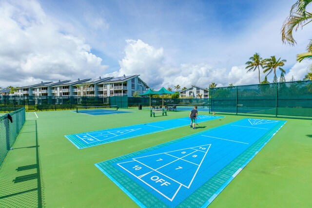 3811 Edward Rd Unit 1108, Princeville, HI 96722 - view of community featuring a tennis court and shuffleboard