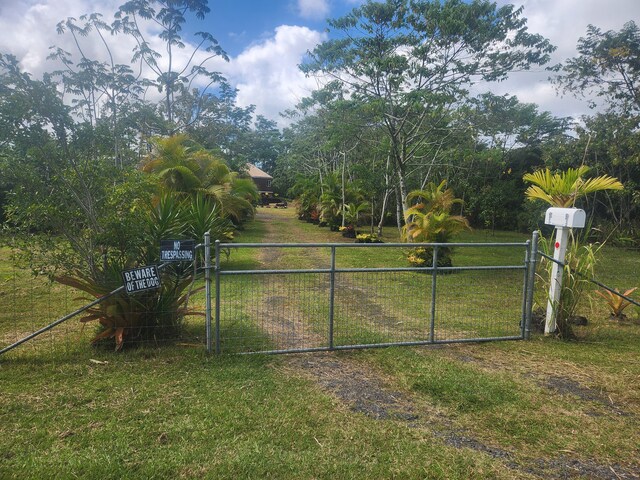 15-2064 26th Ave, Keaau, HI 96749 - view of gate