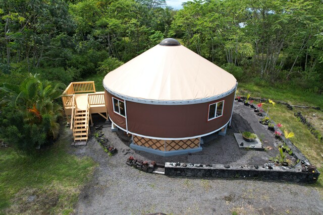 15-2064 26th Ave, Keaau, HI 96749 - drone / aerial view of a heavily wooded area