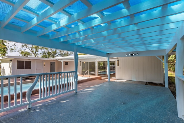 15-2774 Ahi St, Pahoa, HI 96778 - view of patio featuring a pergola