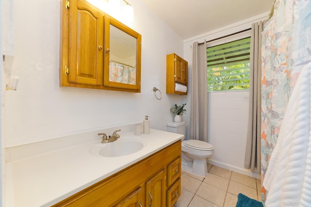 16-1381 Pohaku Cir, Keaau, HI 96749 - full bath with vanity, toilet, and tile patterned floors