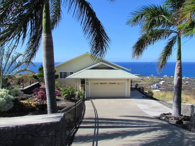 88-1978 Milolii Rd, Captain Cook, HI 96704 - single story home featuring a water view, a garage, and driveway