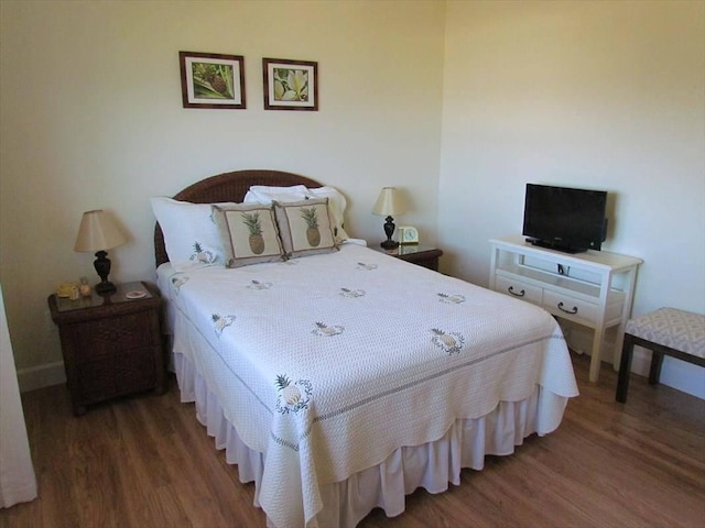88-1978 Milolii Rd, Captain Cook, HI 96704 - bedroom featuring wood finished floors and baseboards