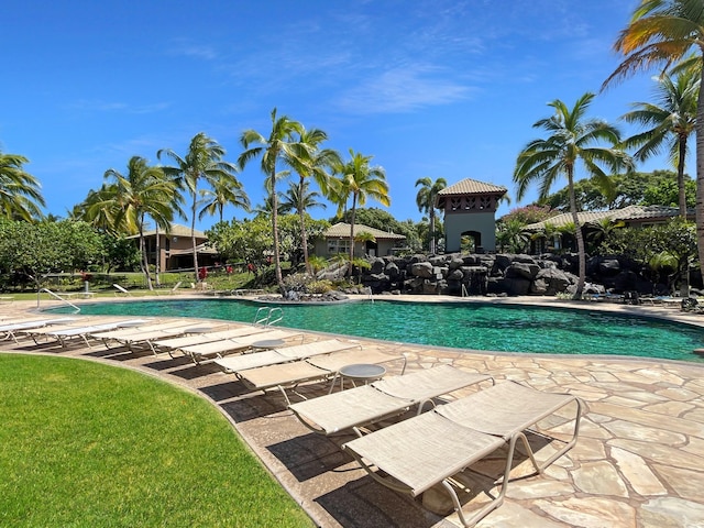 68-1125 Kaniku Dr Unit 1601, Kamuela, HI 96743 - community pool featuring a patio