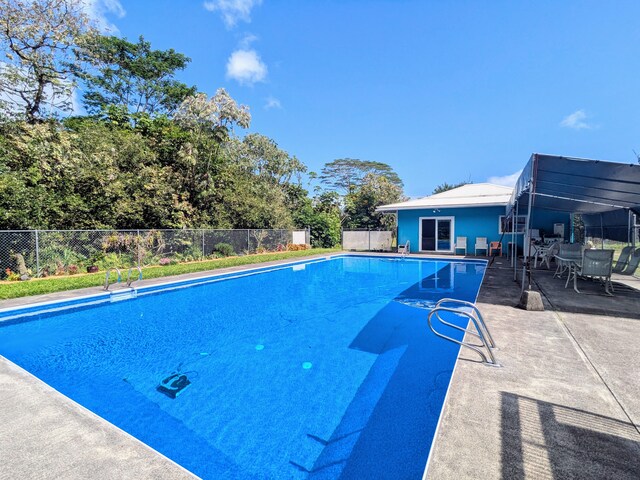 15-1468 23rd Ave, Keaau, HI 96749 - view of pool featuring a patio and outdoor dining space