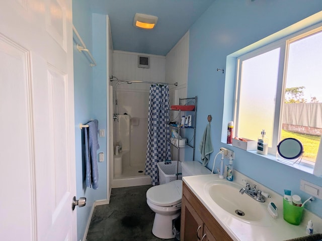 15-1468 23rd Ave, Keaau, HI 96749 - bathroom featuring healthy amount of natural light, a shower stall, vanity, and toilet