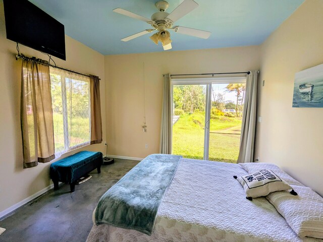 15-1468 23rd Ave, Keaau, HI 96749 - bedroom featuring carpet, baseboards, and ceiling fan