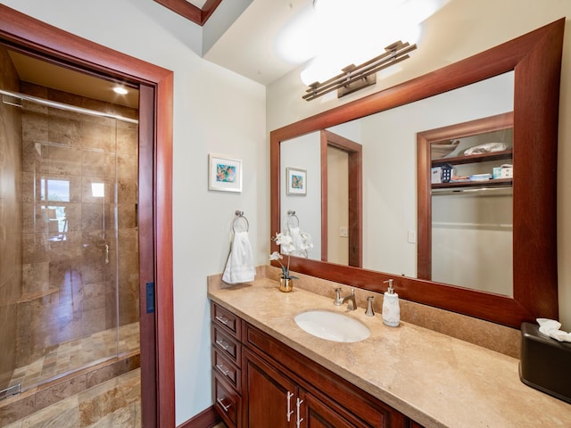 62-3600 Amaui Pl Unit 345, Waimea, HI 96743 - bathroom with a stall shower and vanity